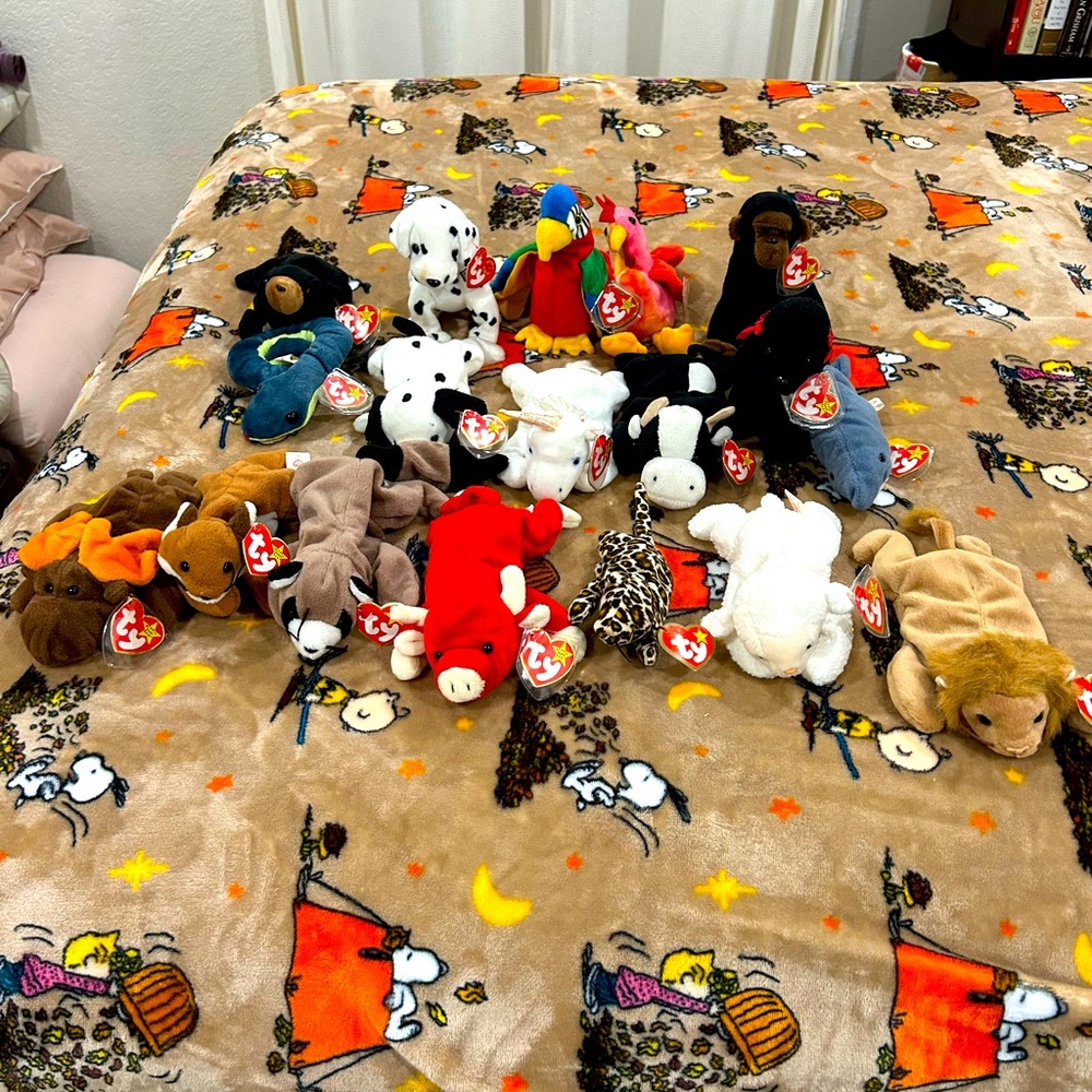 18 pc. Set of Original Beanie Babies
